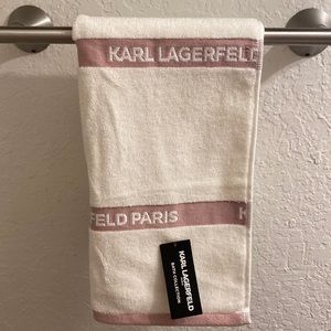 NWT - Karl Lagerfeld hand towel